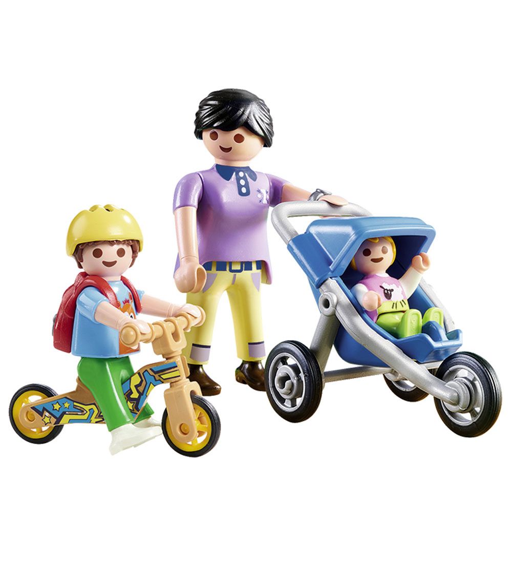 Playmobil City Life - Mor Med Børn - 70284 - 17 Dele