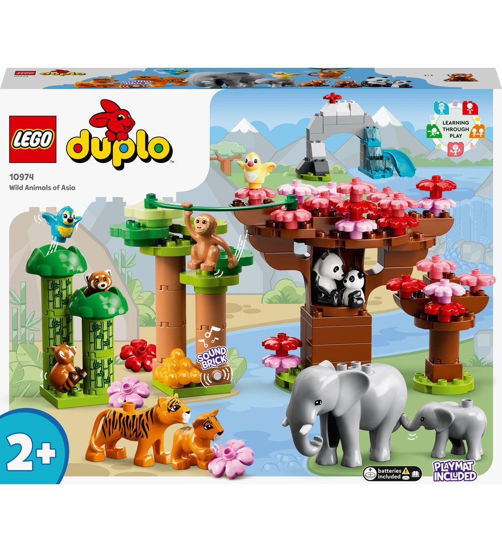 LEGO® DUPLO - Asiens Vilde Dyr 10974 - 117 Dele