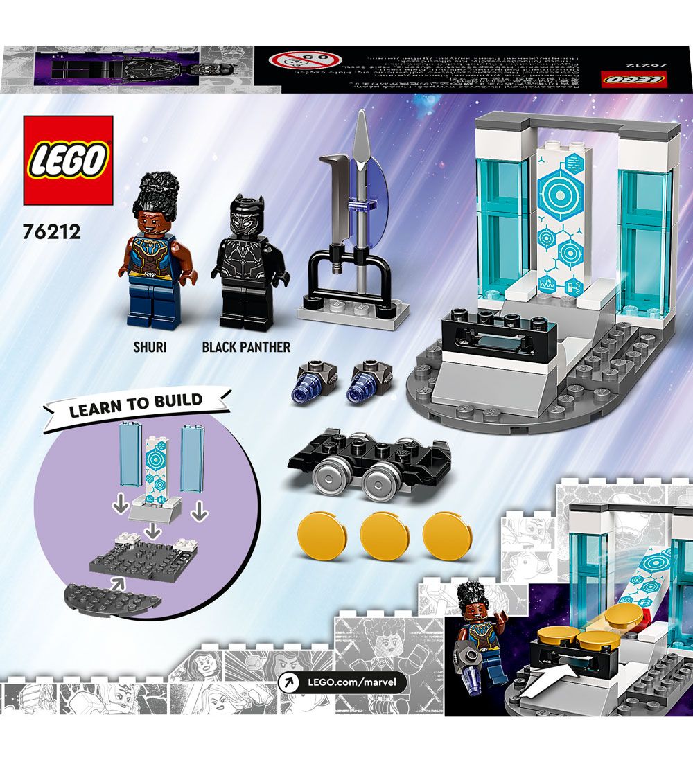 LEGO® Marvel Black Panther - Shuris Laboratorium 76212 - 58 Dele