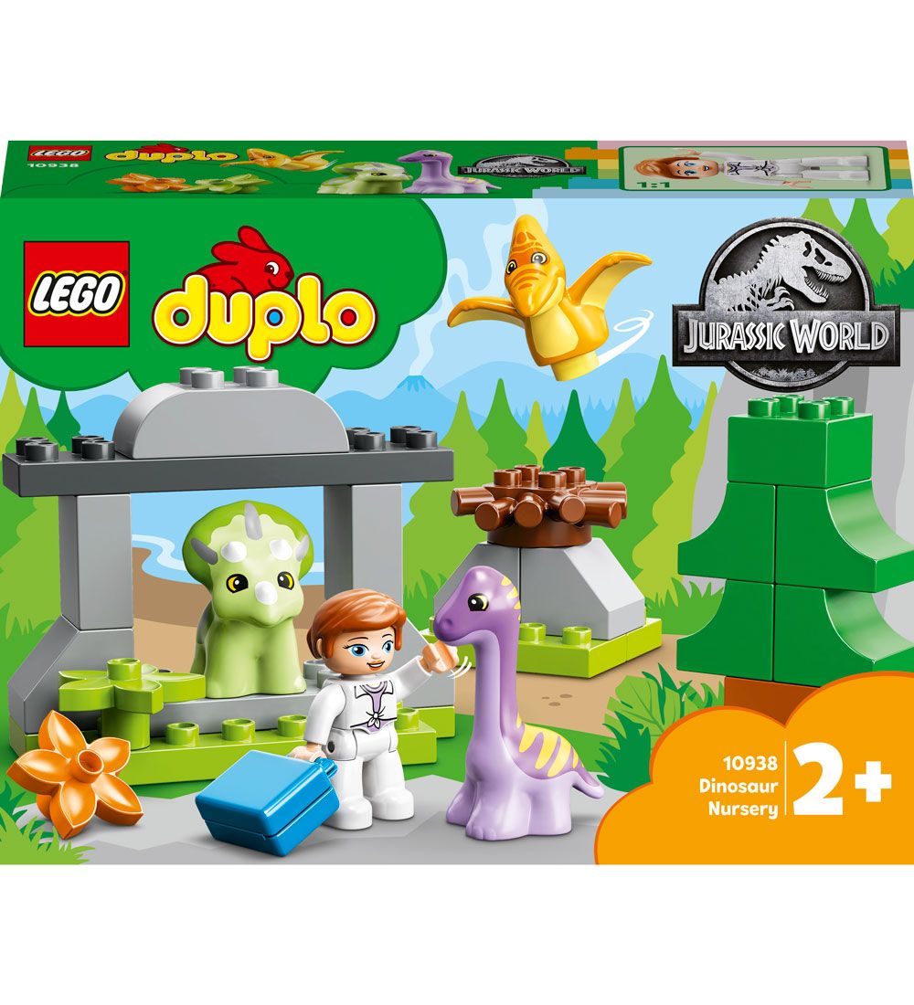 LEGO DUPLO Jurassic World - Dinosaurbrnehave 10938 - 27 Dele