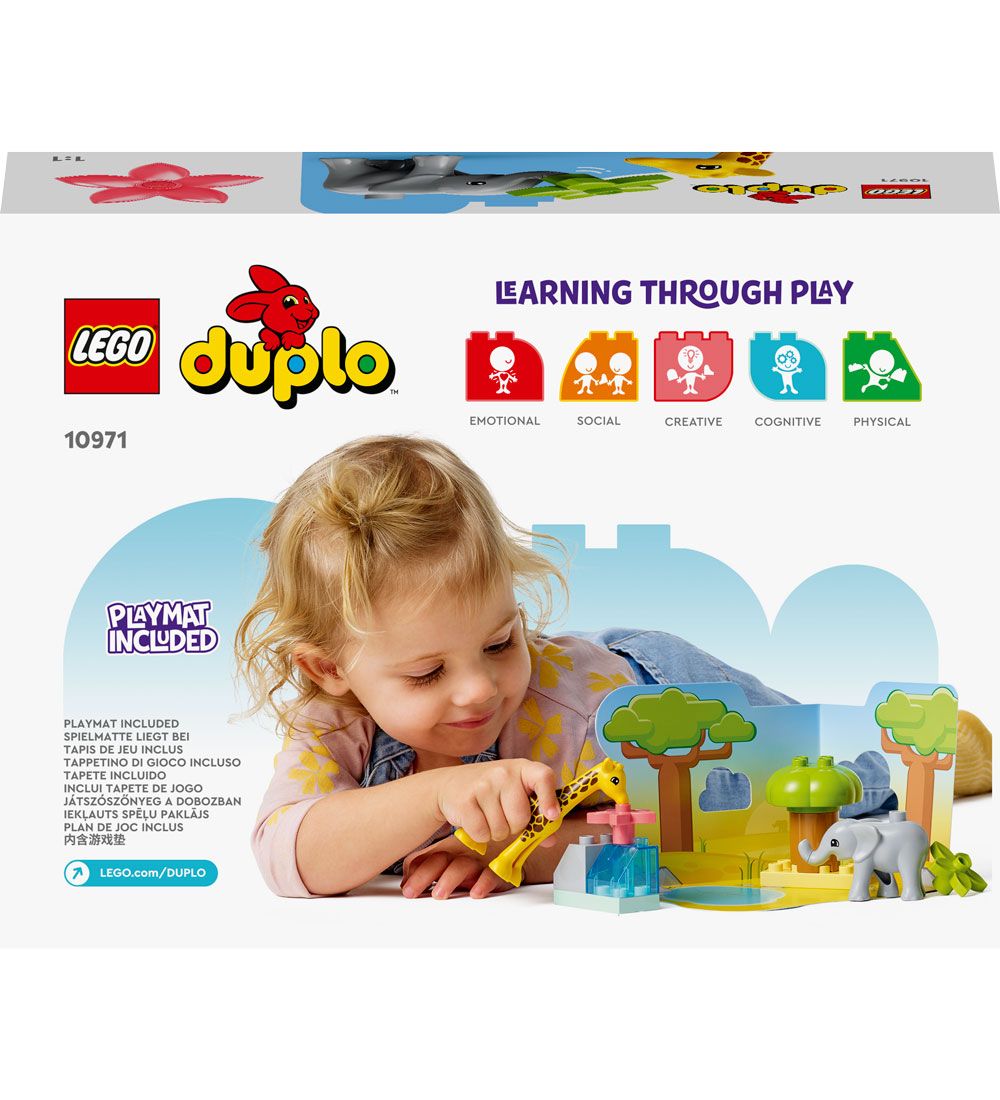 LEGO® DUPLO - Afrikas Vilde Dyr 10971 - 10 Dele