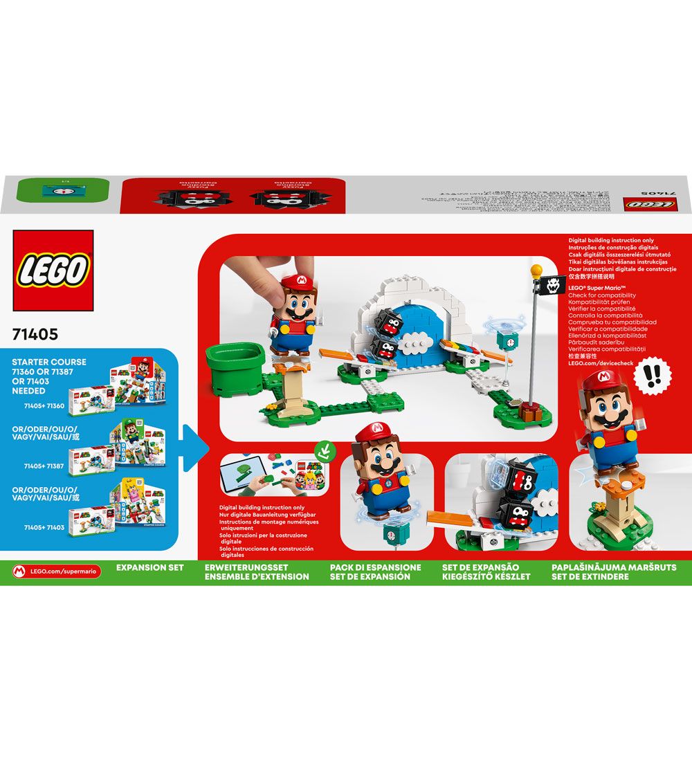 LEGO® Super Mario - Fuzzy-Flippere - Udvidelsessæt 71405 - 154 D