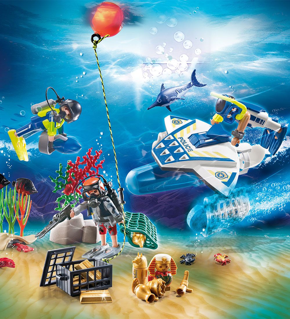 Playmobil City Action/Tinti Julekalender - Badesjov Med Mission