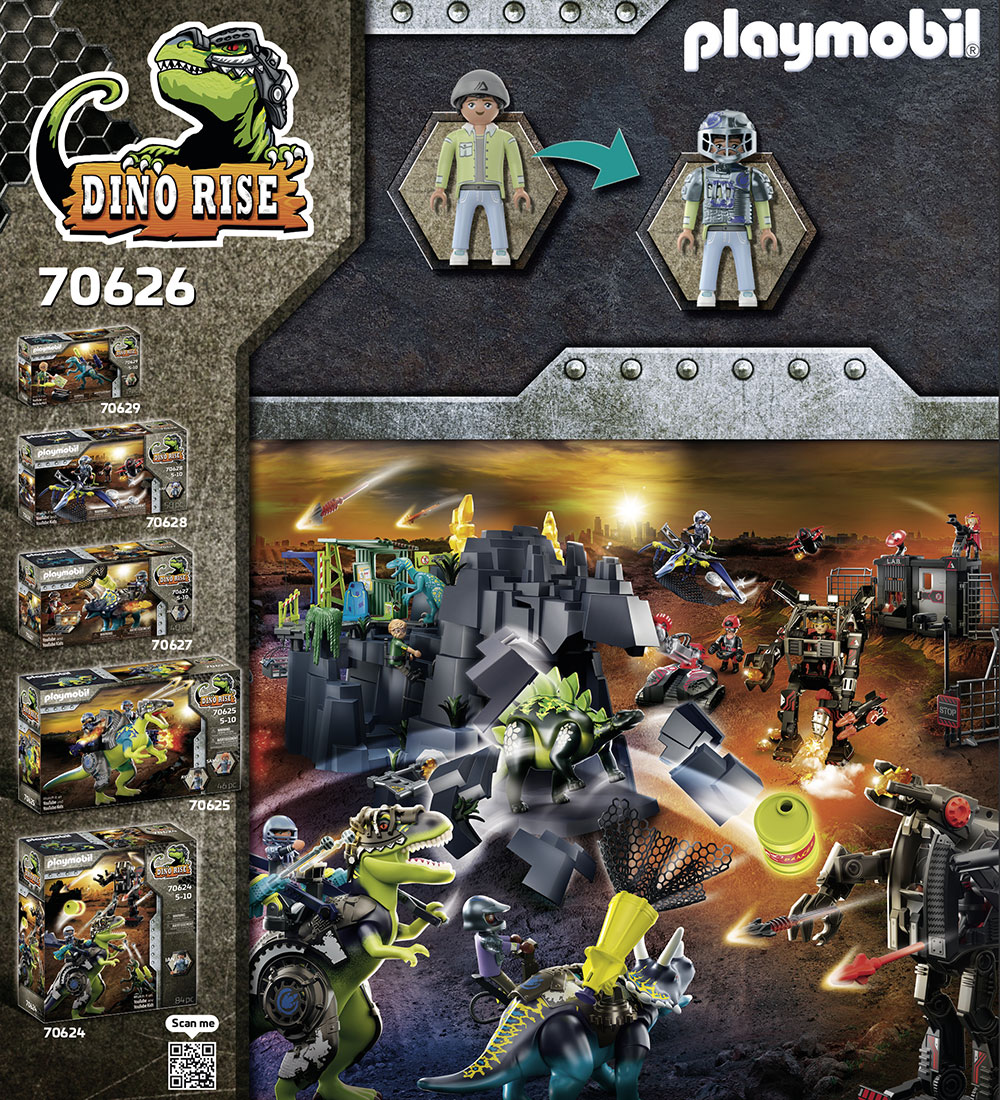 Playmobil Dino Rise - Saichania: Invasion Of The Robot - 70626 -