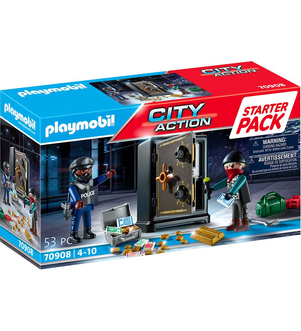 Playmobil City Action - Starter Pack Pengeskabstyv - 70908 - 53