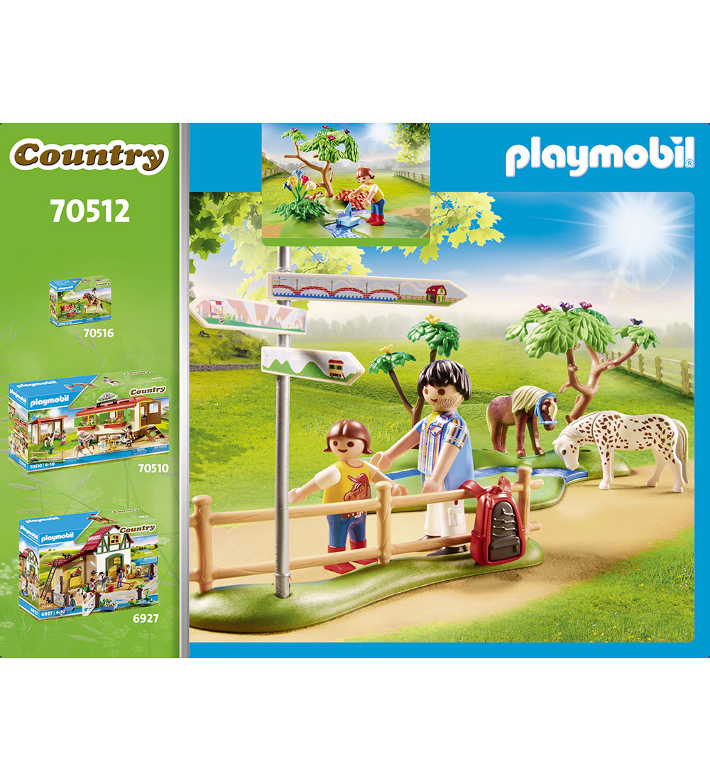 Playmobil Country - Festlig Ponyudflugt - 70512 - 55 Dele
