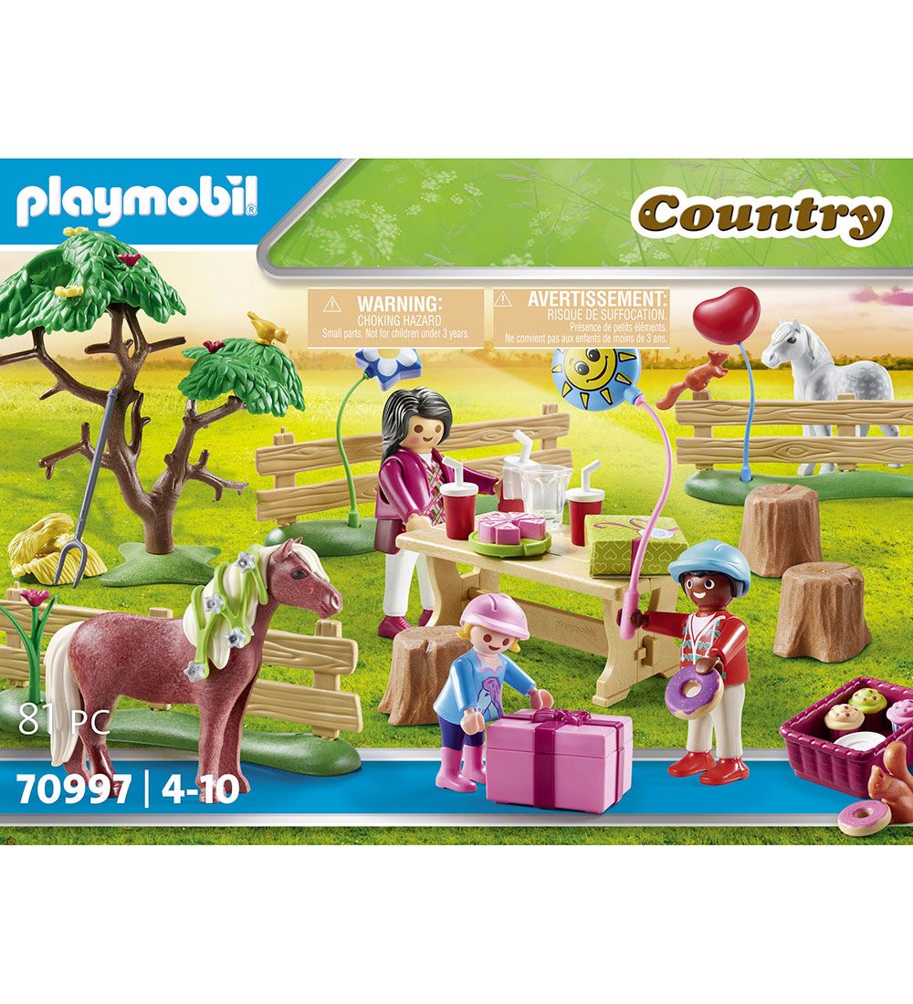 Playmobil Country - Brnefdselsdag P Rideskolen - 70997 - 81 D