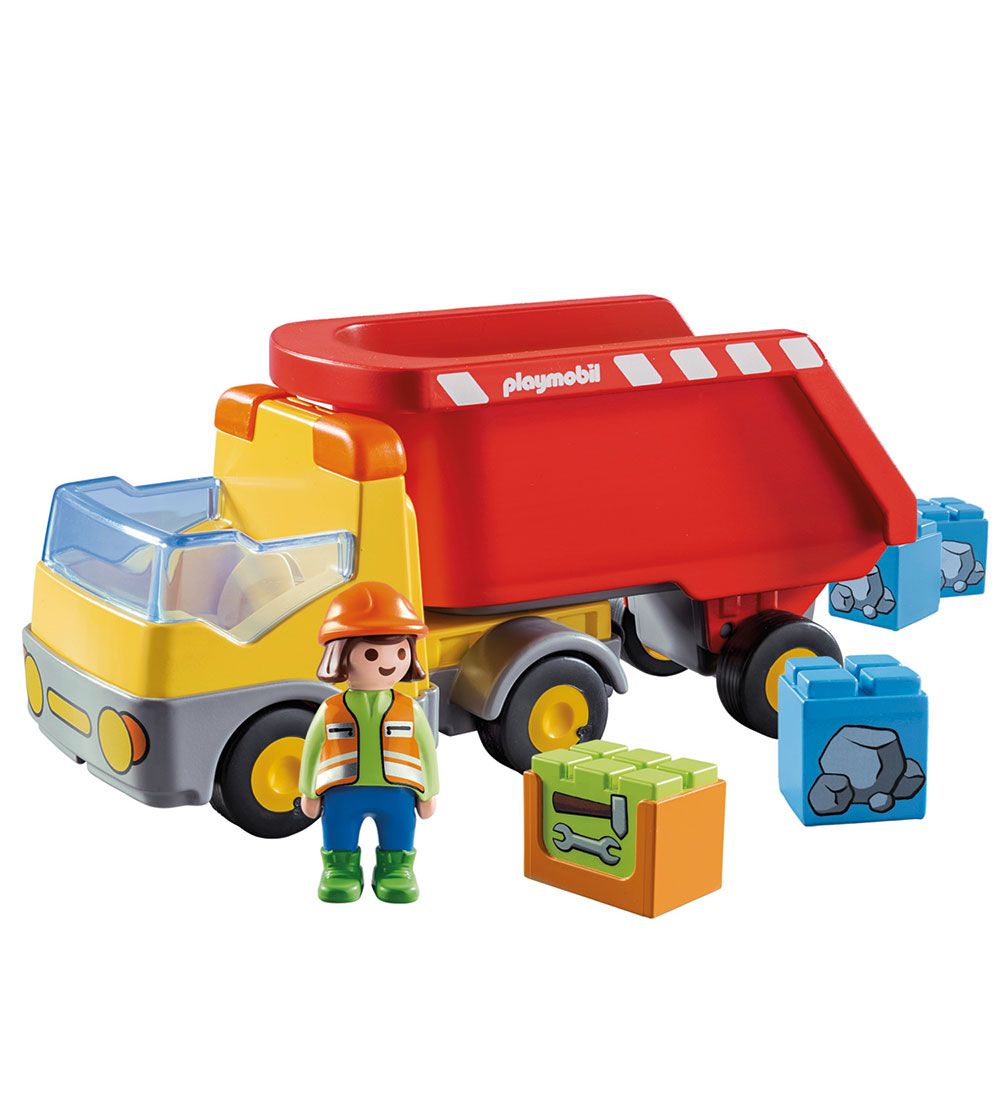 Playmobil 1.2.3 - Lastbil - 70126 - 7 Dele
