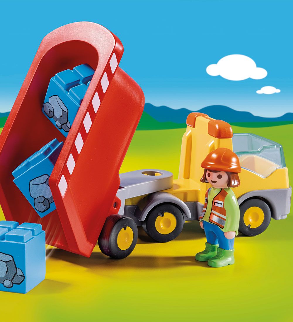Playmobil 1.2.3 - Lastbil - 70126 - 7 Dele