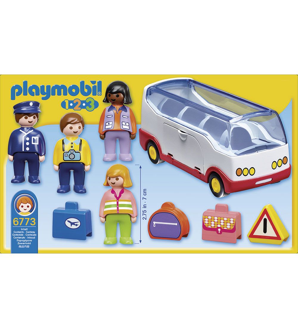 Playmobil 1.2.3 - Bus - 6773 - 9 Dele
