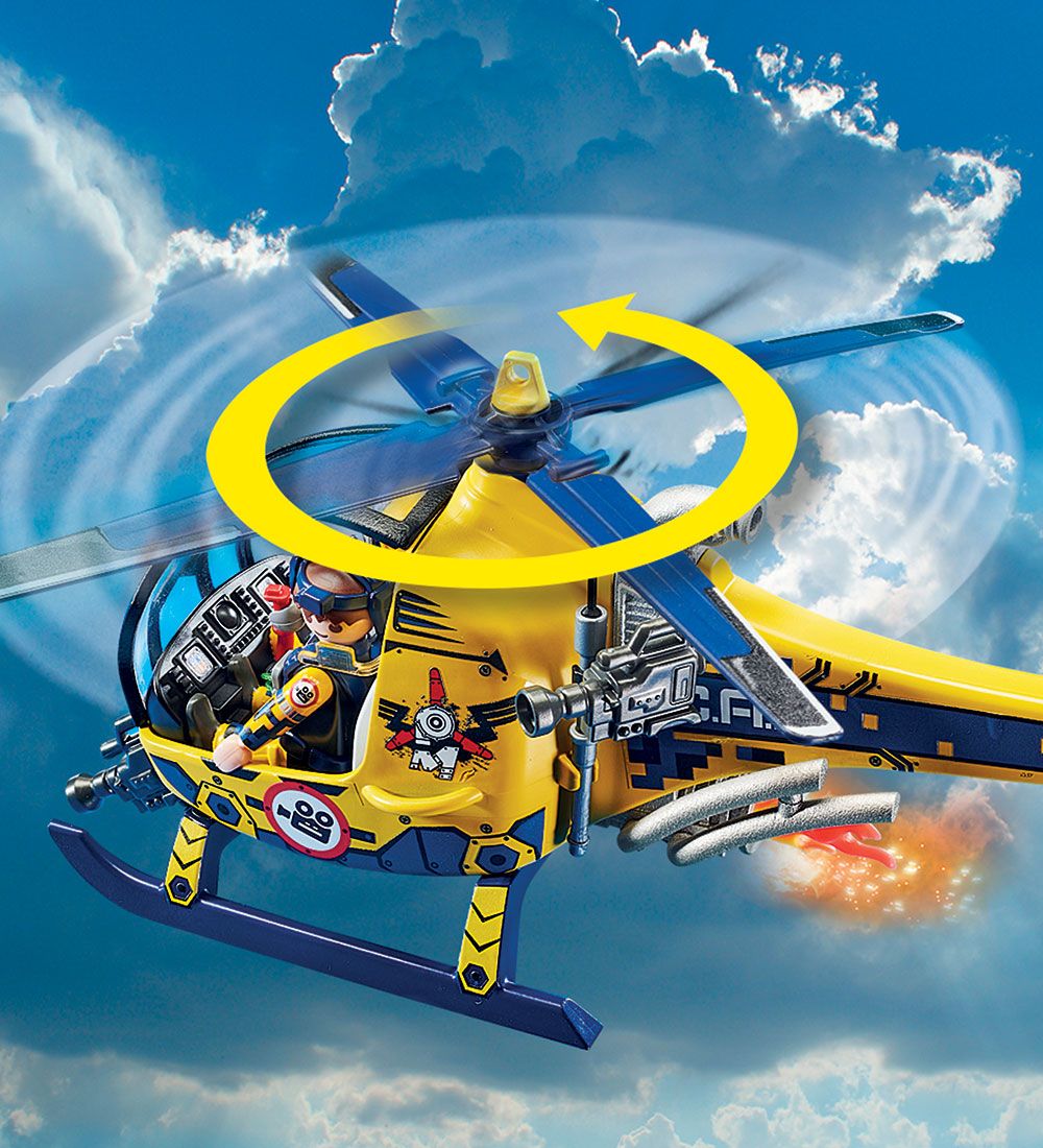 Playmobil Air Stuntshow - Filmhold-Helikopter - 70833 - 36 Dele