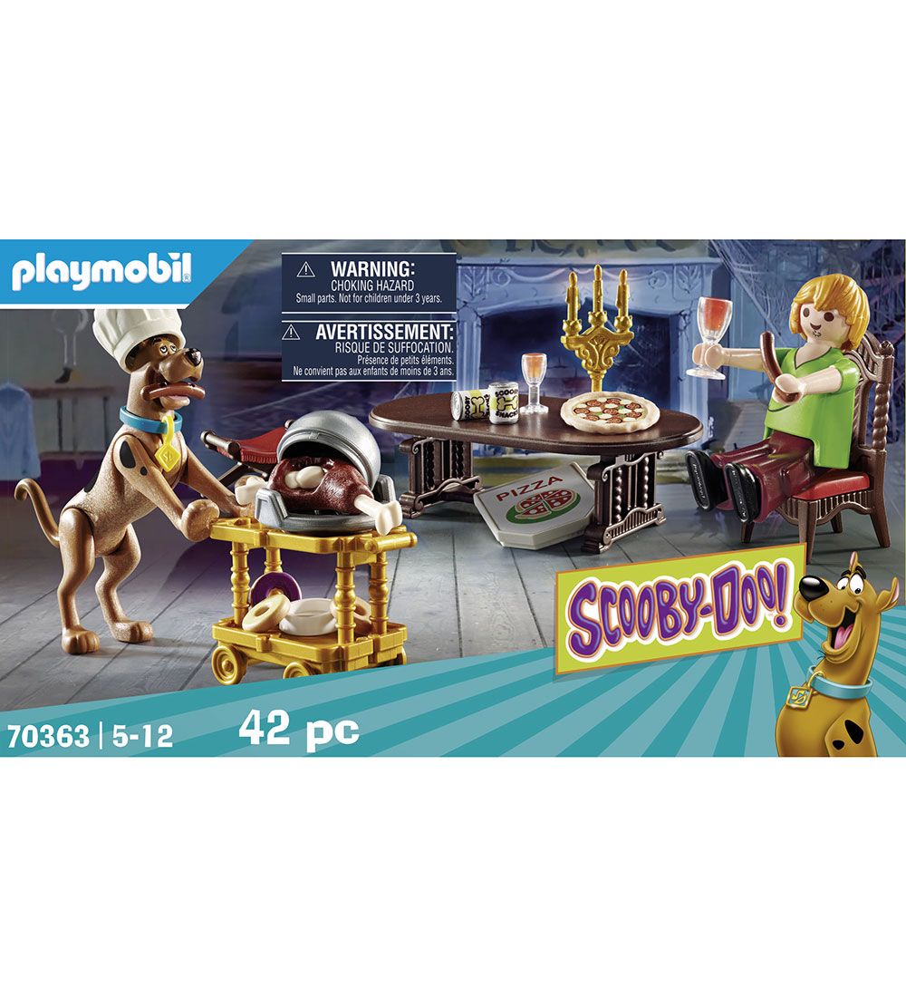 Playmobil Scooby-Doo - Aftensmad Med Shaggy - 70363 - 42 Dele