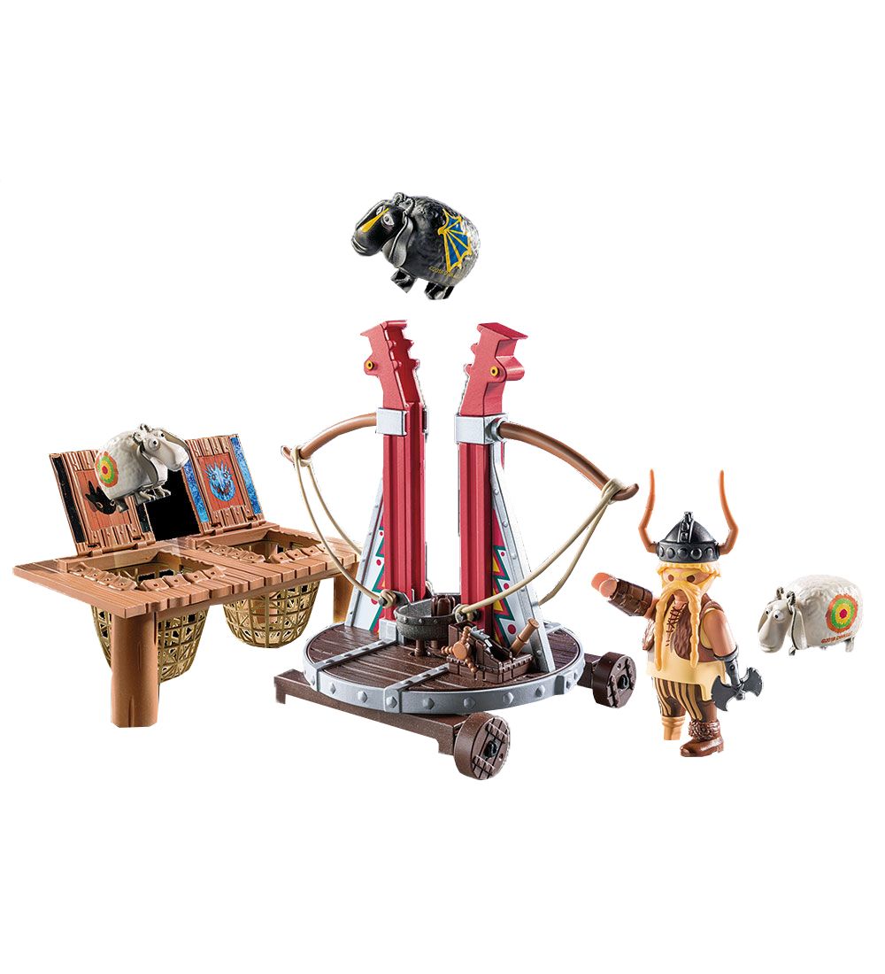 Playmobil Dragon Racing - Gorbet Med Fårekaster - 9461 - 41 Dele