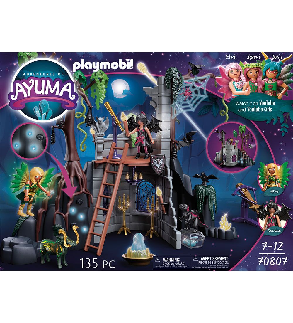 Playmobil Ayuma - Bat Fairies Ruin - 70807 - 135 Dele