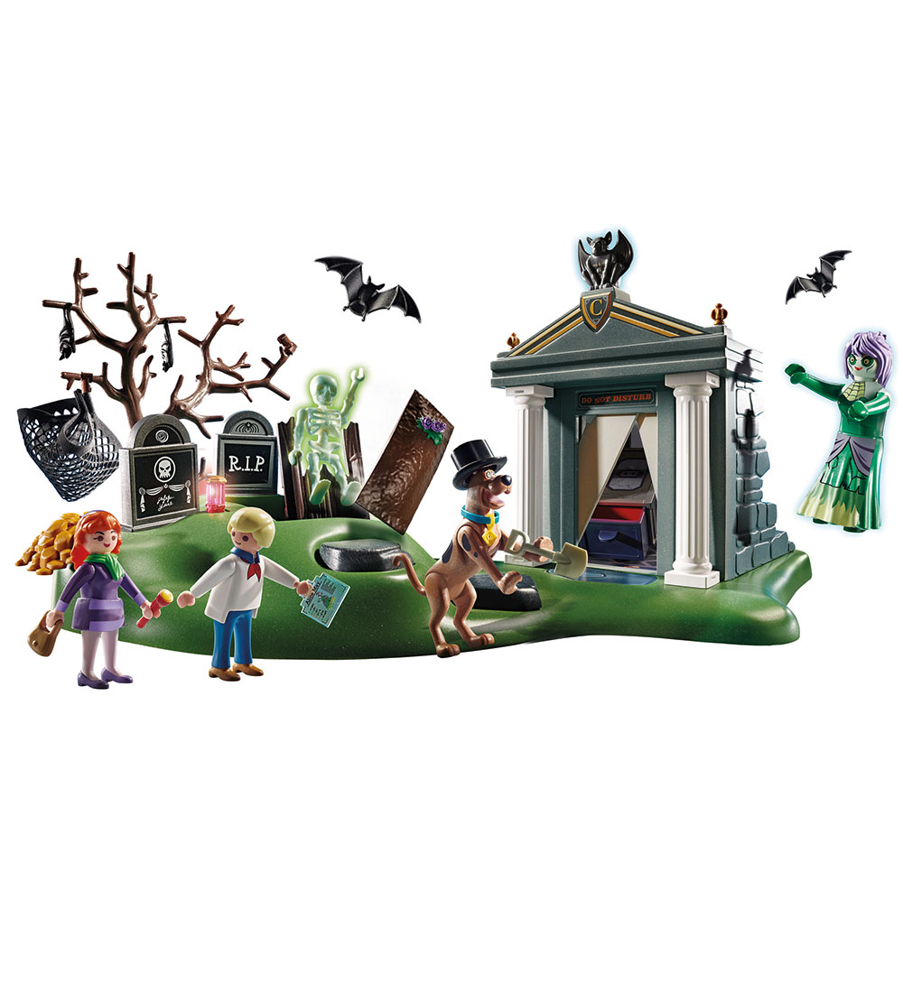 Playmobil Scooby-Doo - Eventyr På Kirkegården - 70362 - 70 Dele
