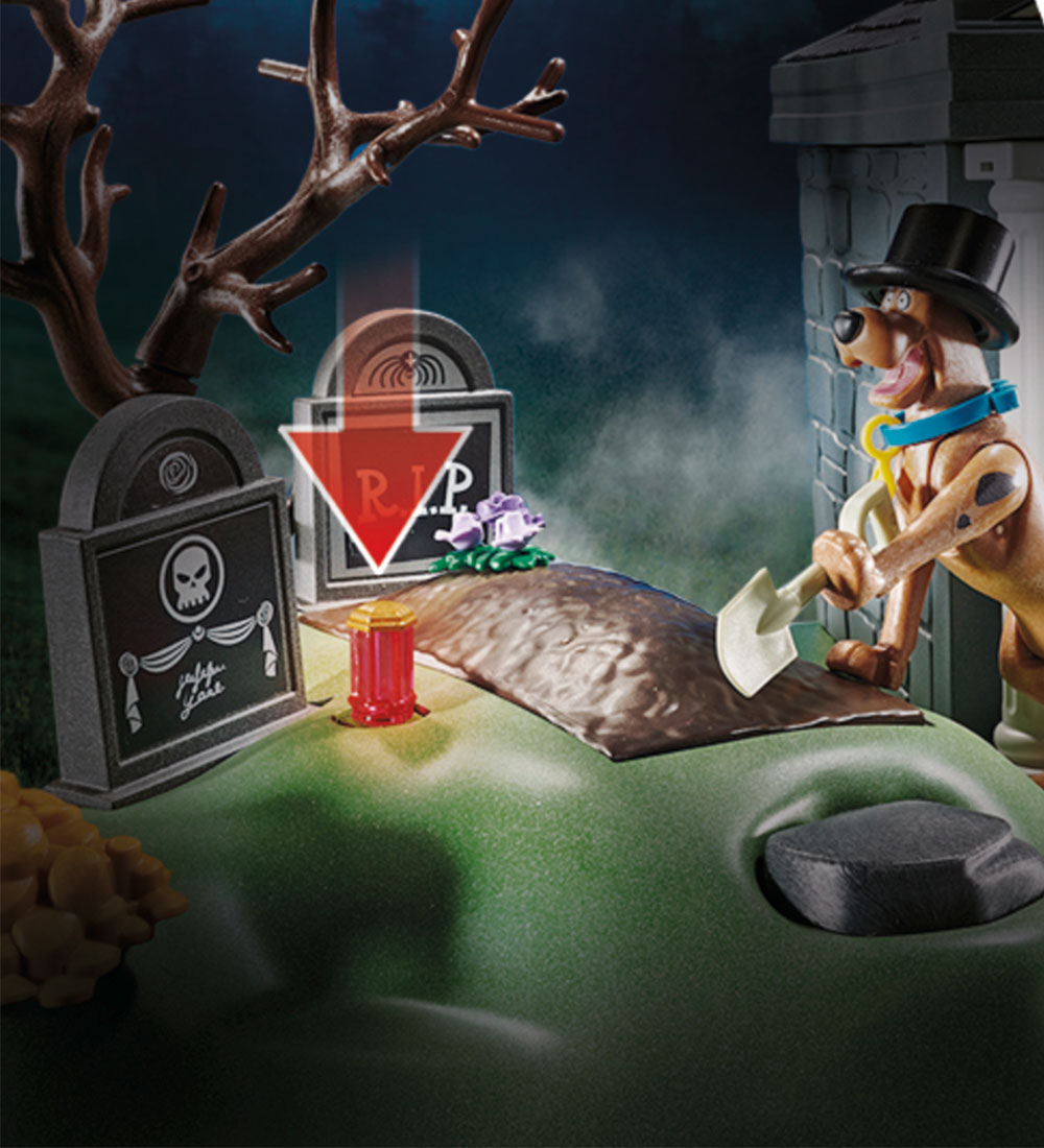 Playmobil Scooby-Doo - Eventyr På Kirkegården - 70362 - 70 Dele