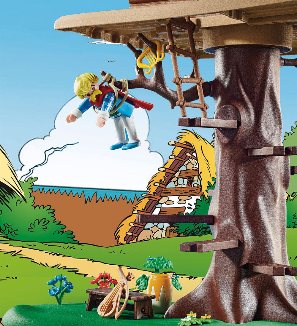 Playmobil Asterix - Trubadurix Med Trhytte - 71016 - 96 Dele