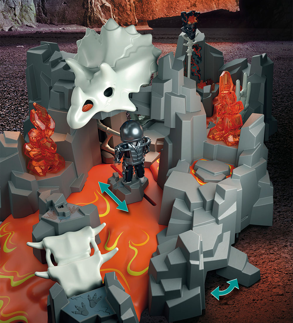 Playmobil Dino Rise - Vogter Af Lavakilden - 70926 - 43 Dele