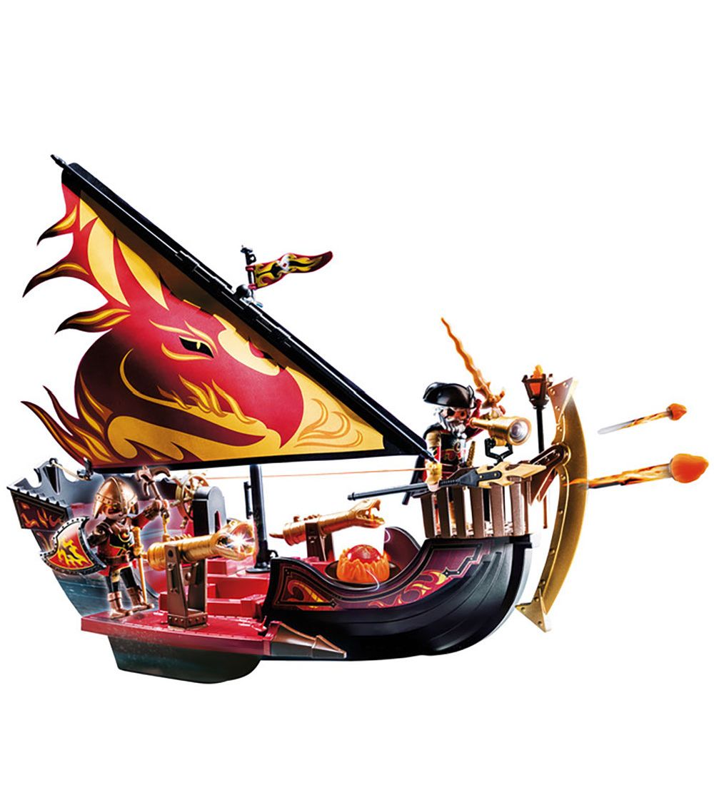 Playmobil Novelmore - Burnham Raiders Ildskib - 70641 - 55 Dele