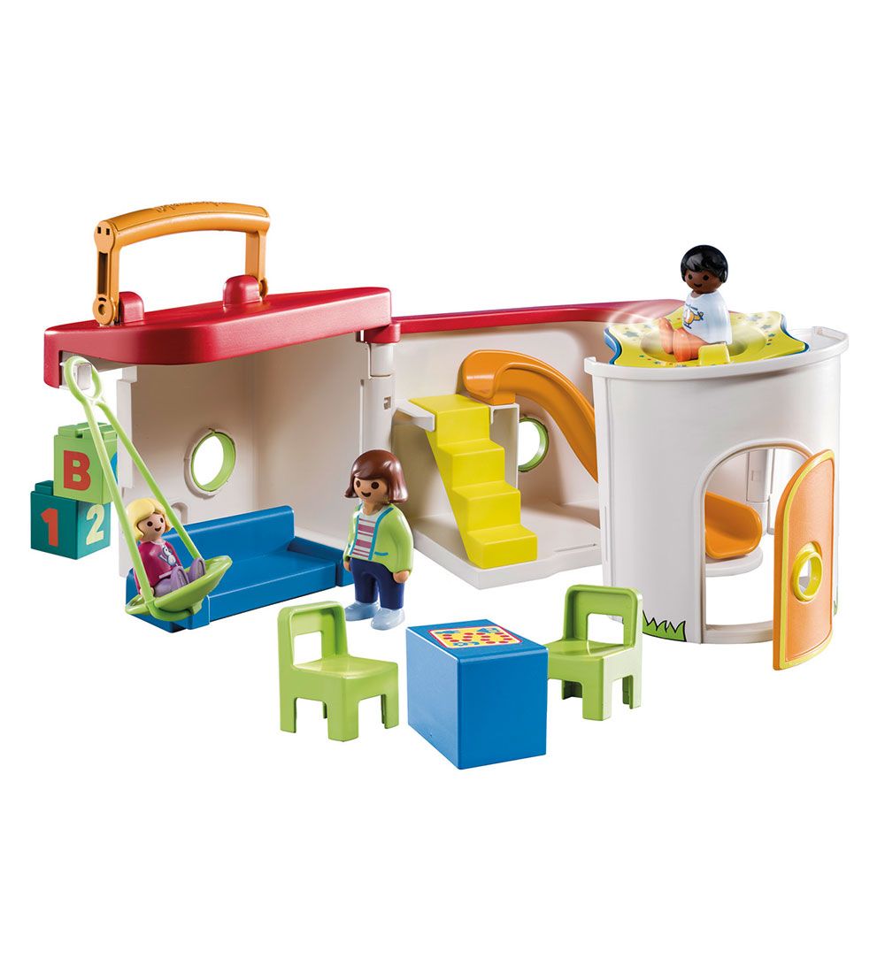 Playmobil 1.2.3 - Min Bærbare Børnehave - 70399 - 15 Dele