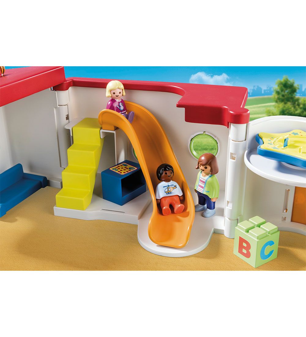Playmobil 1.2.3 - Min Bærbare Børnehave - 70399 - 15 Dele