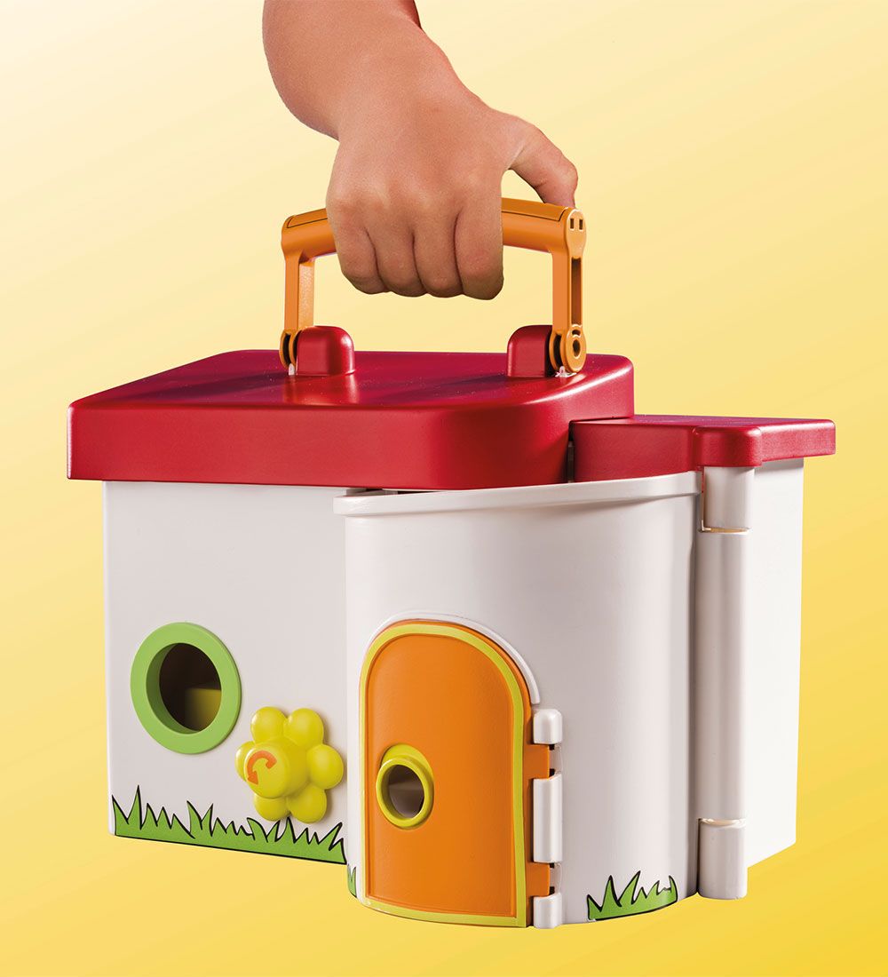 Playmobil 1.2.3 - Min Bærbare Børnehave - 70399 - 15 Dele
