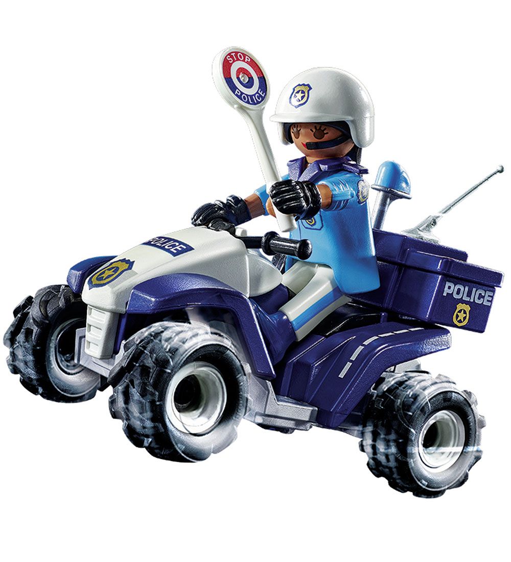 Playmobil City Action - Politi - Speed Quad - 71092 - 21 Dele