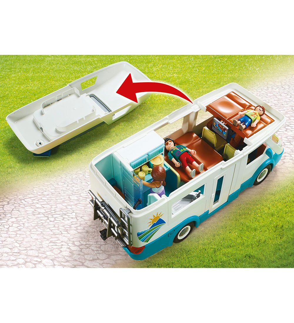 Playmobil Family Fun - Autocamper - 70088 - 135 Dele