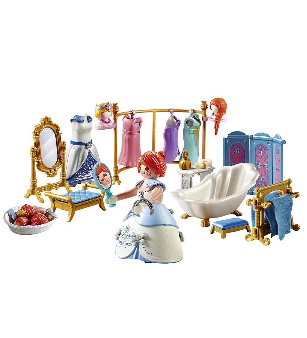 Playmobil Princess - Påklædningsværelse Med Badekar - 70454 - 86