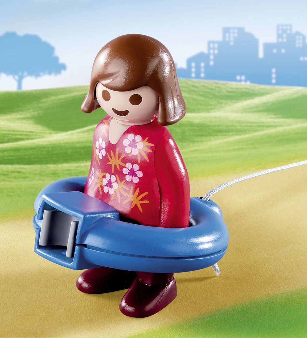 Playmobil 1.2.3 - Min Trækhund - 70406 - 6 Dele