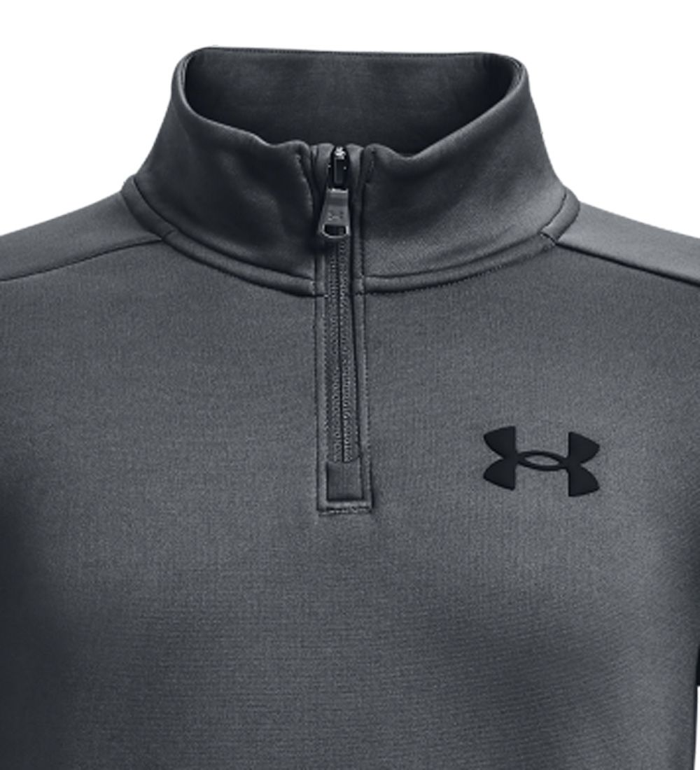 Under Armour Bluse - Fleece - 1/4 Zip - Pitch Gray