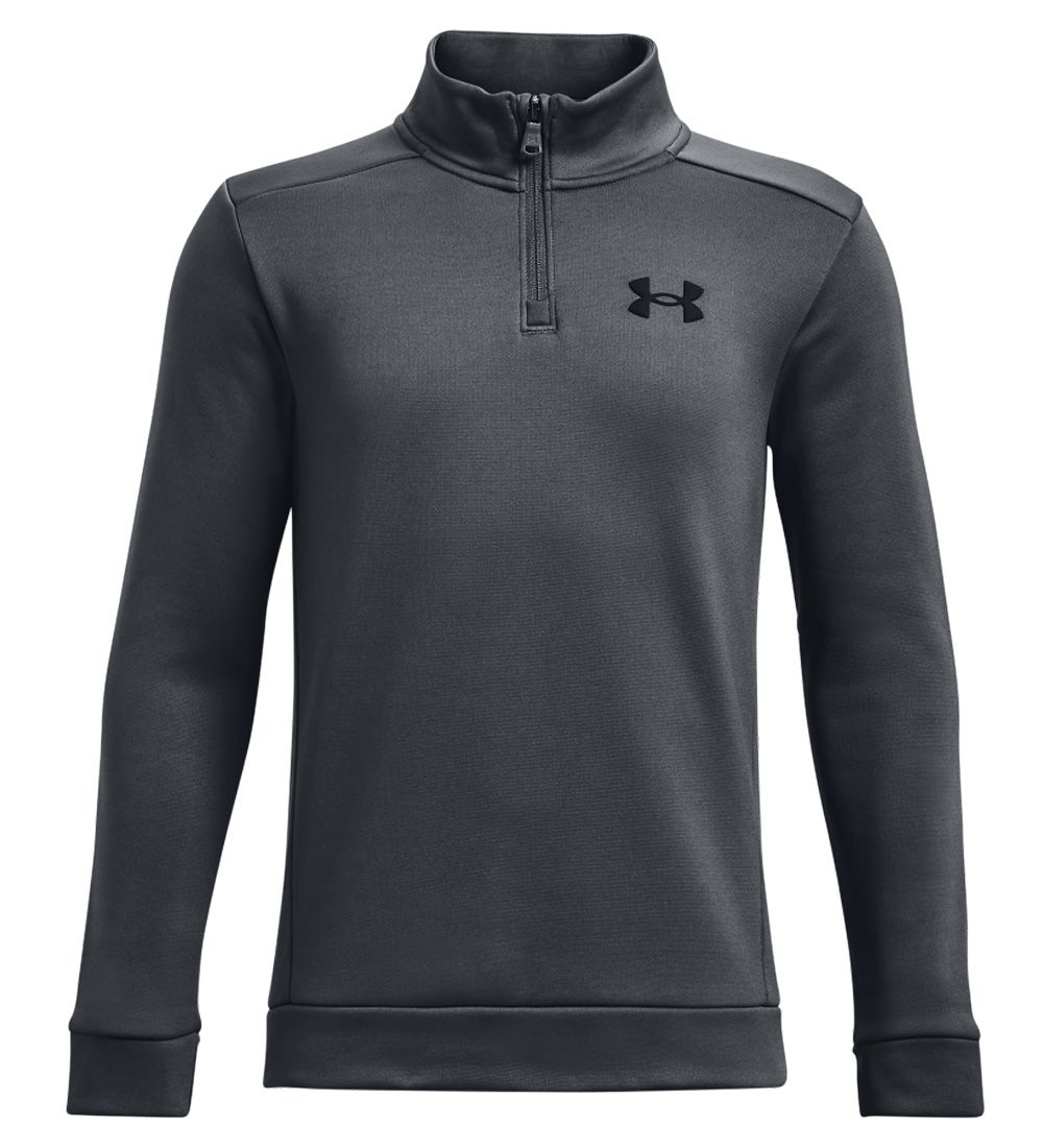 Under Armour Bluse - Fleece - 1/4 Zip - Pitch Gray