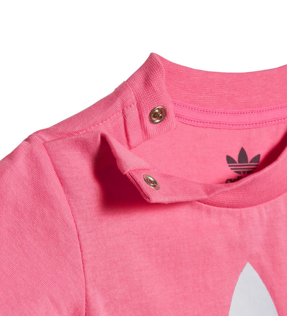 adidas Originals T-Shirt - Trefoil Tee - Pink