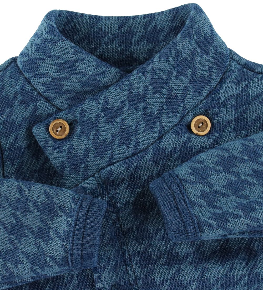 Joha Cardigan - Uld - Petroleumsblå