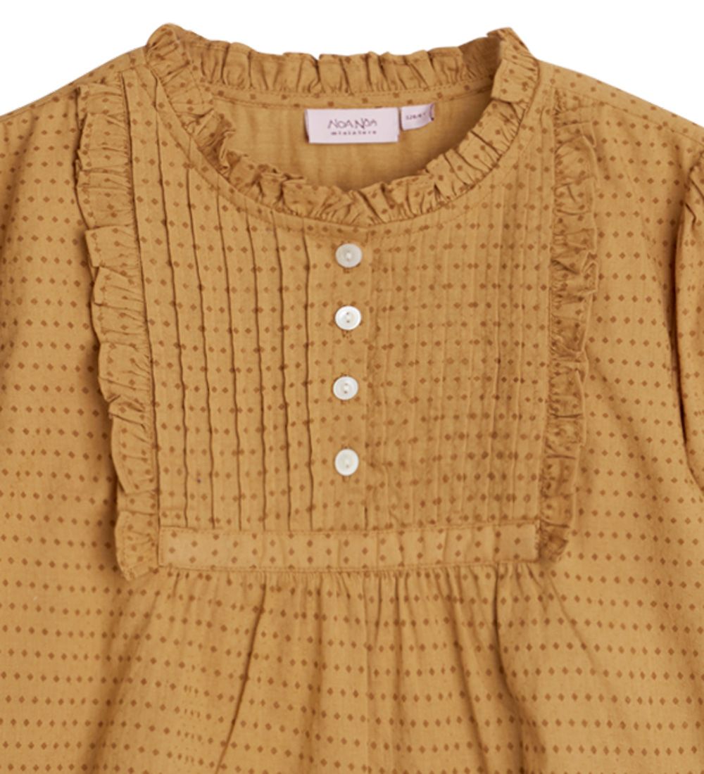 Noa Noa miniature Bluse - Sophia - Print Golden Brown