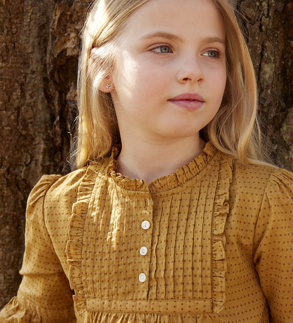 Noa Noa miniature Bluse - Sophia - Print Golden Brown