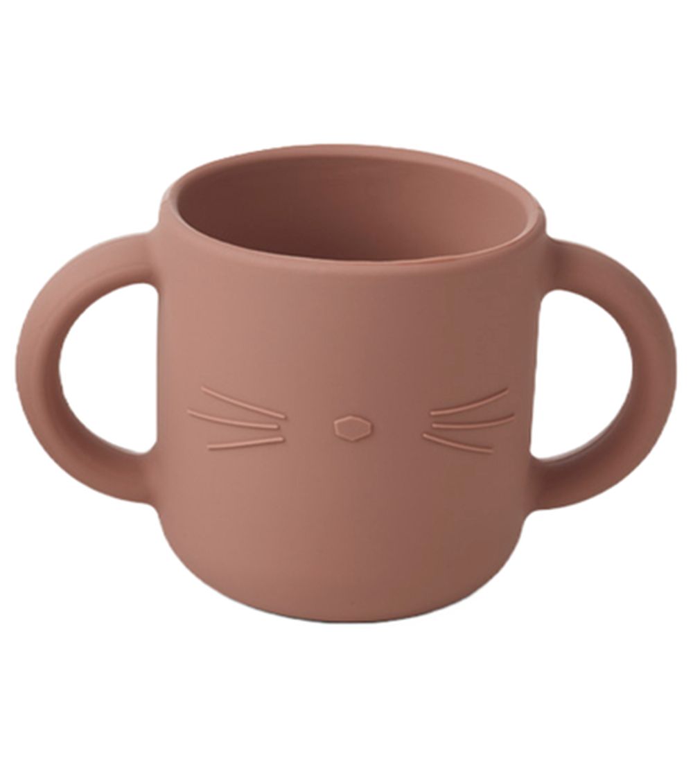 Liewood Kopper - 2-pak - Silikone - Gene - Cat Dark Rose