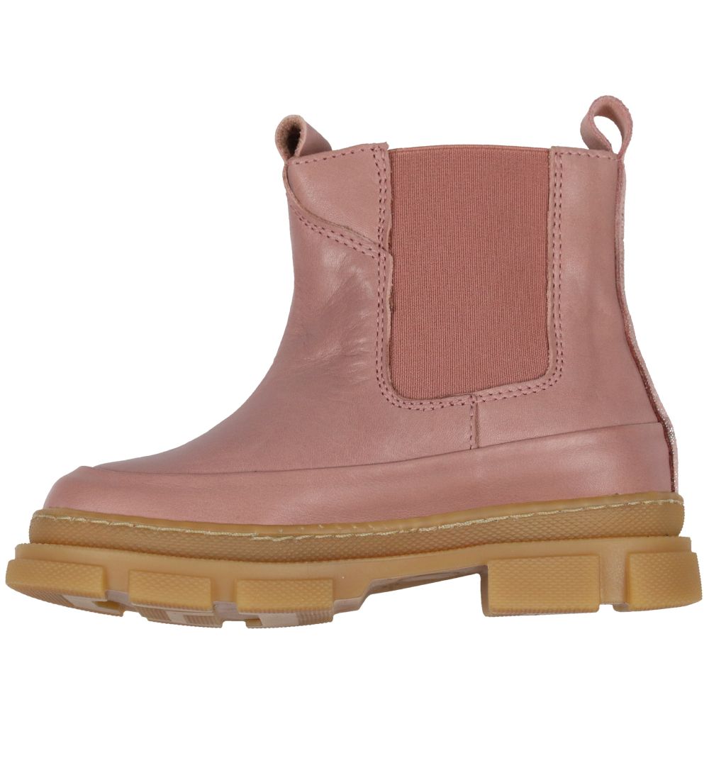 Pom Pom Støvler - Chunky Chelsea Boot - Rose