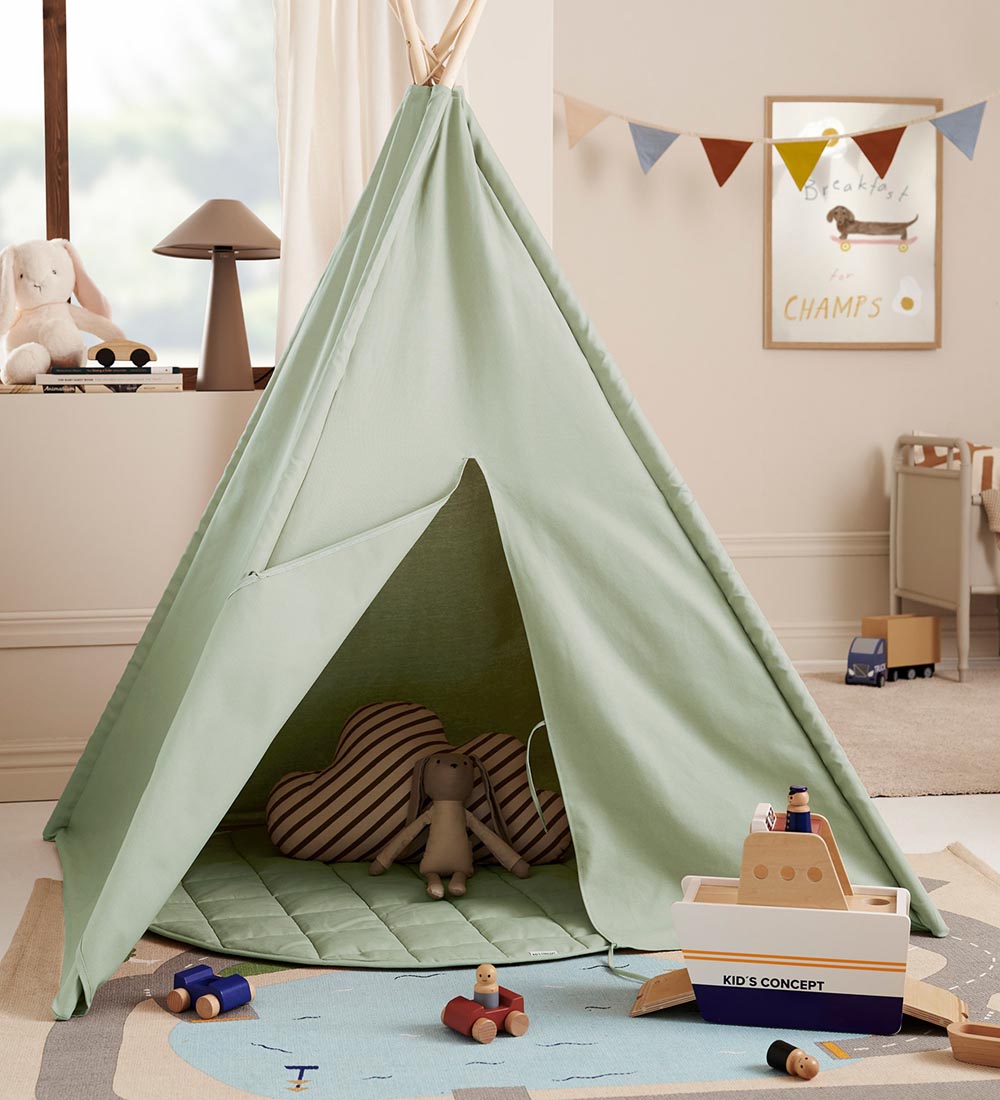 Kids Concept Legetelt - Tipi - Lysegrøn