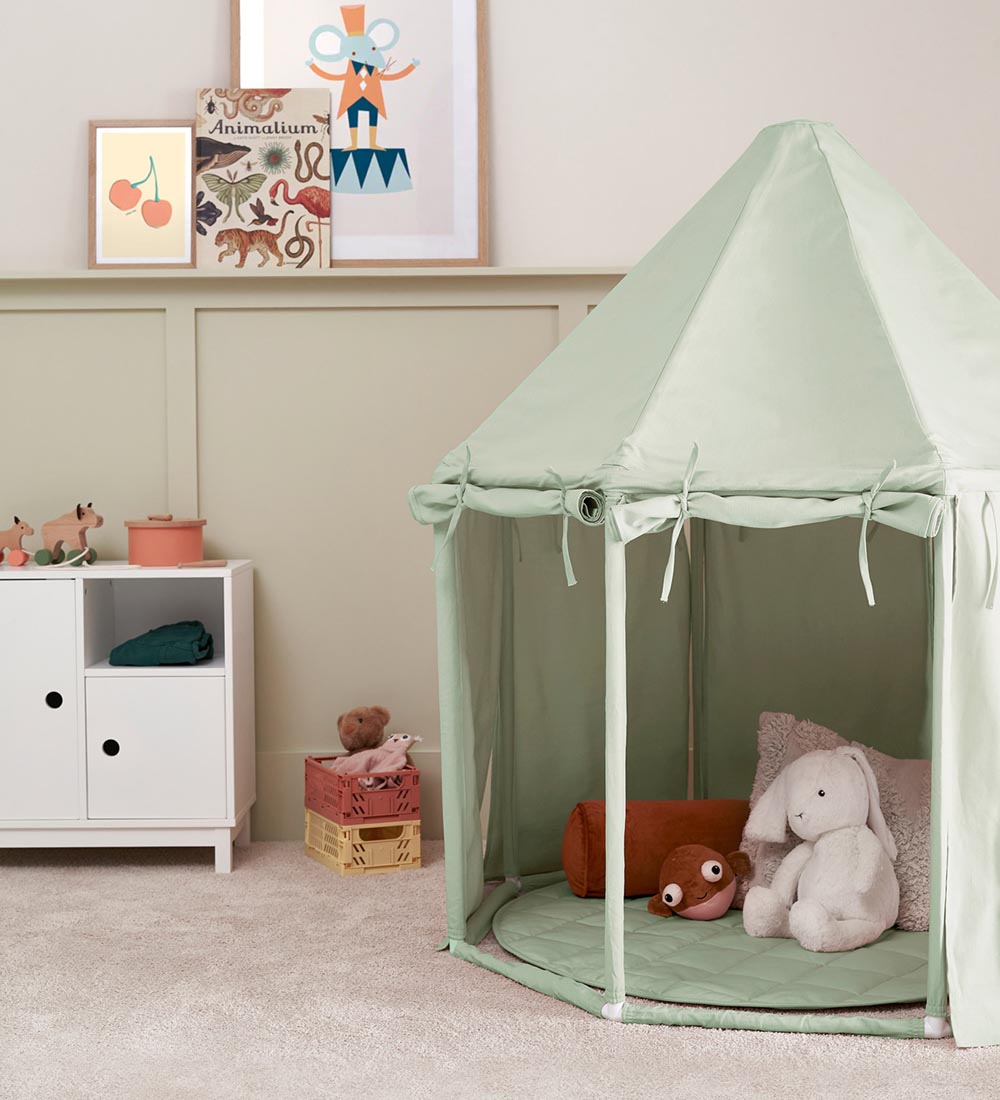 Kids Concept Legetæppe - 100 cm - Lysegrøn