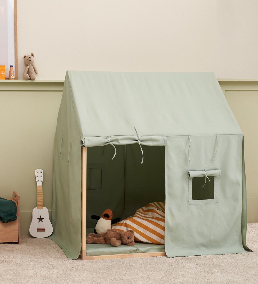 Kids Concept Legetelt - Hus - Lysegrøn
