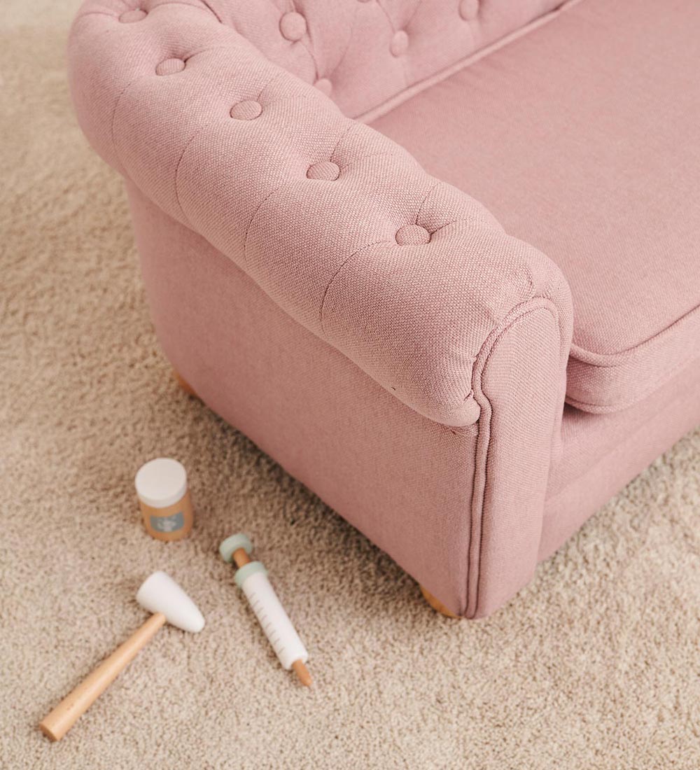 Kids Concept Sofa - Chesterfield - Rosa