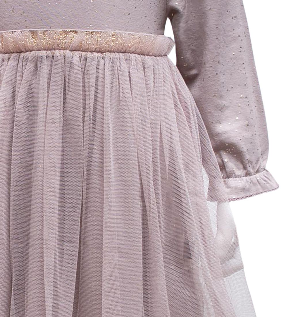 Little Wonders Kjolebody m. Tyl - Carrie - Antique Purple