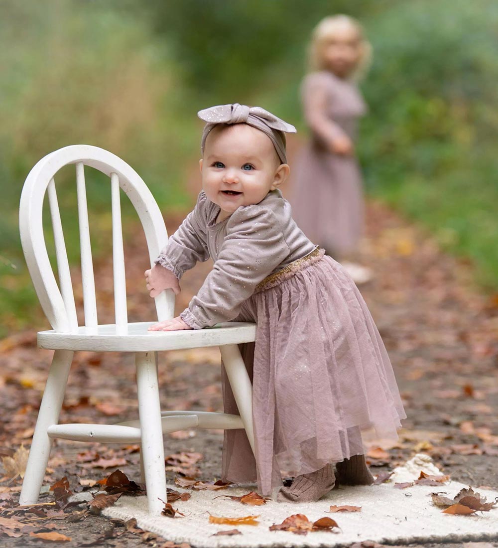 Little Wonders Kjolebody m. Tyl - Carrie - Antique Purple