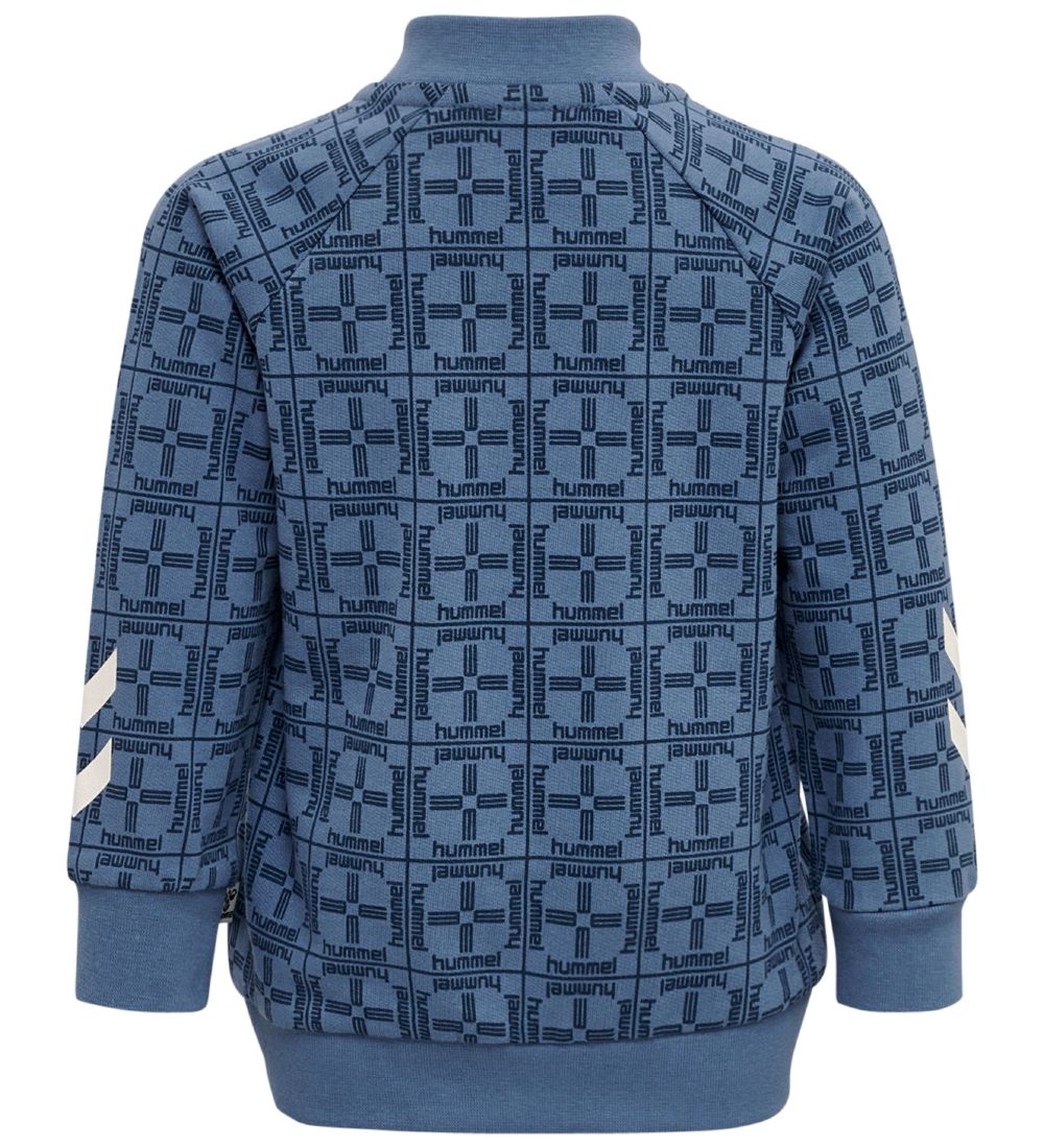 Hummel Cardigan - hmlTommy - Blue Horizon m. Print