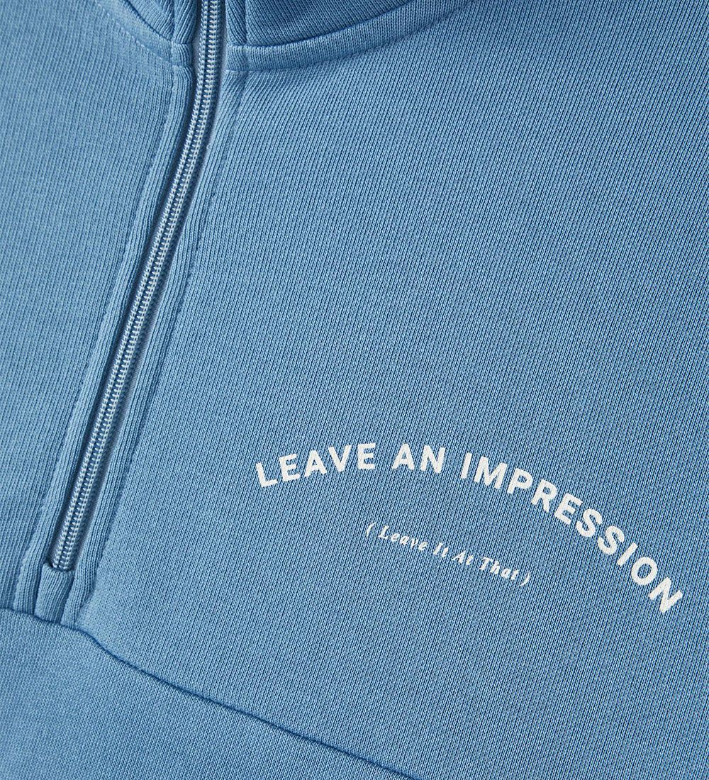 LMTD Sweatshirt - NlmRikos - Captains Blue m. Lynlåse