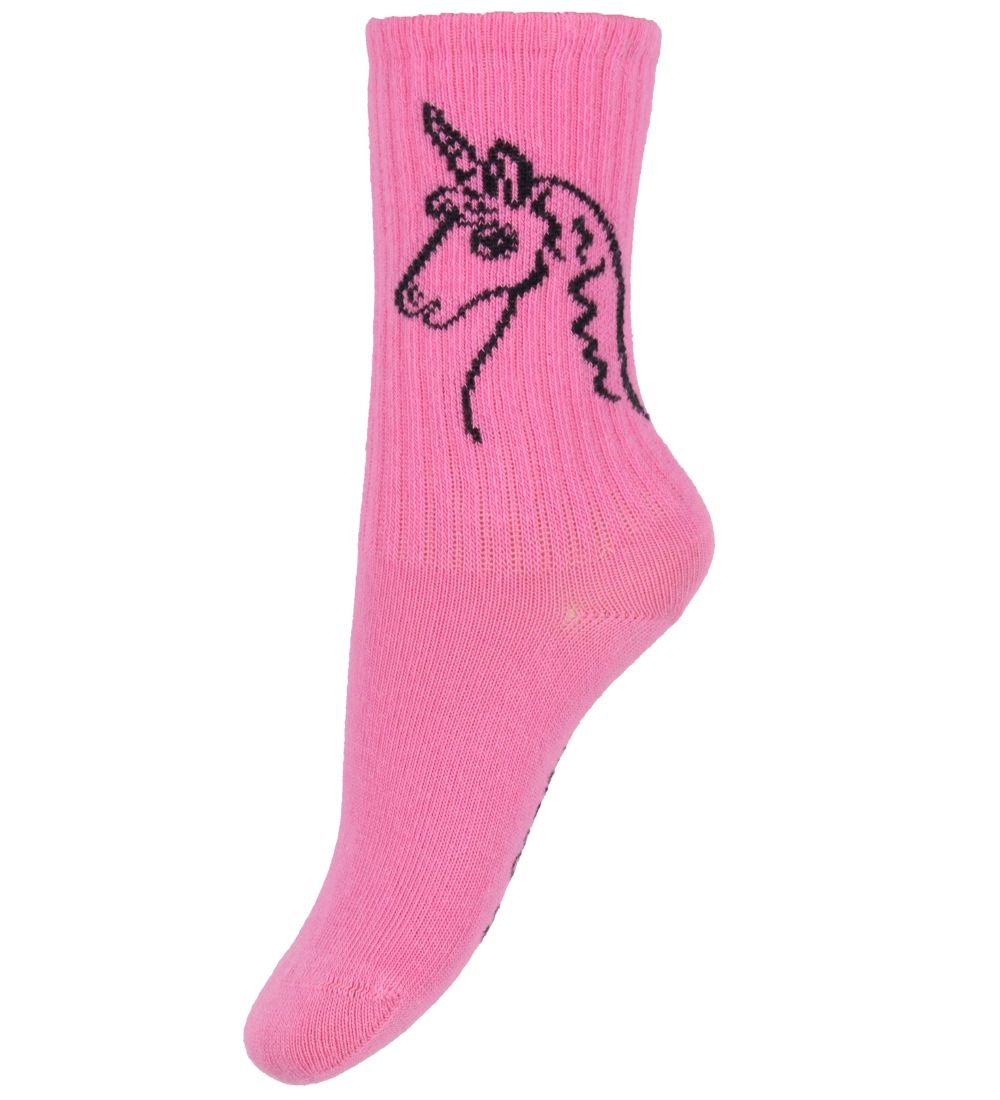 Mini Rodini Strømper - 2-pak - Scottish Unicorns - Multi