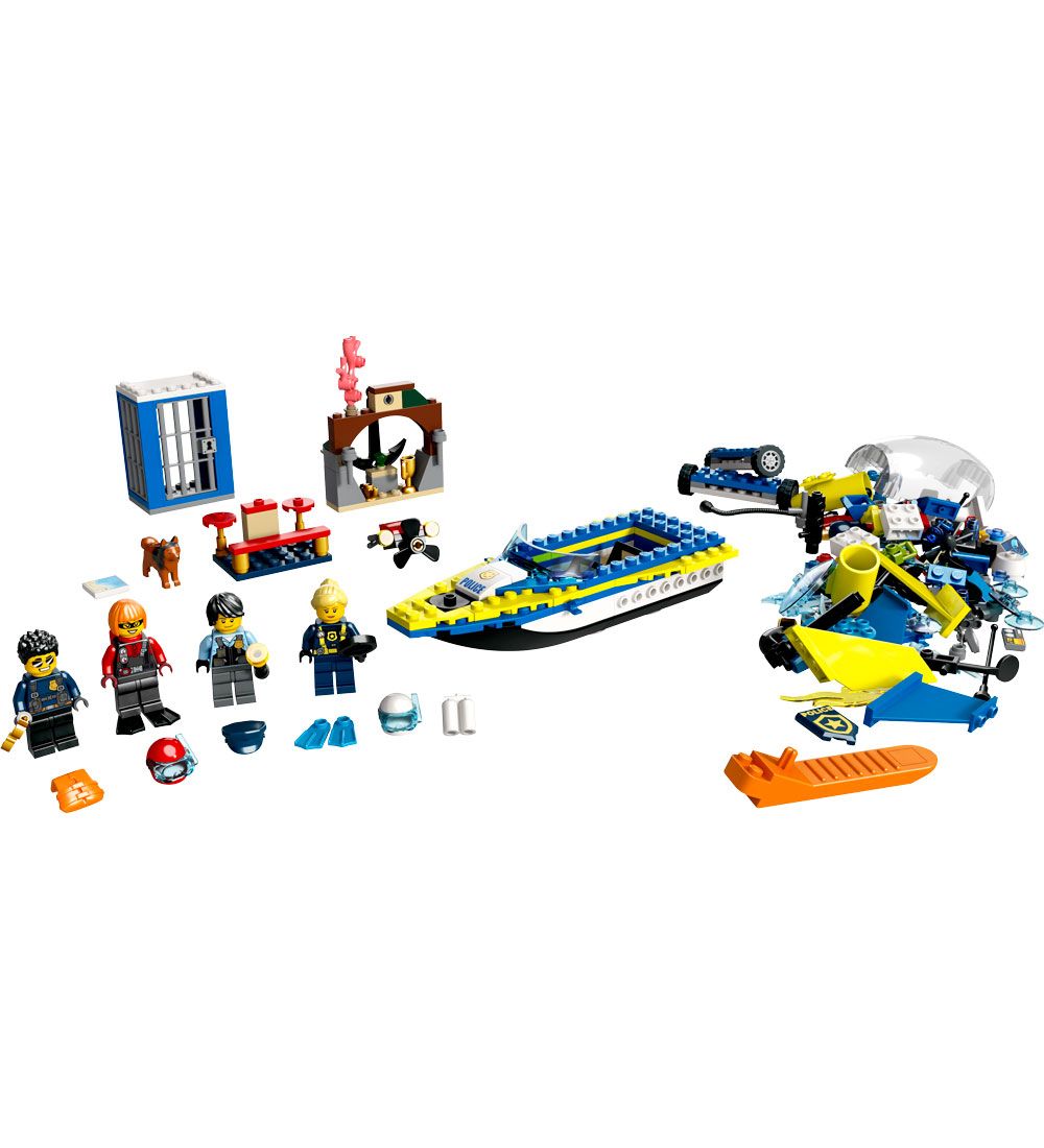 LEGO® City - Havpolitiets Detektivmissioner 60355 - 278 Dele