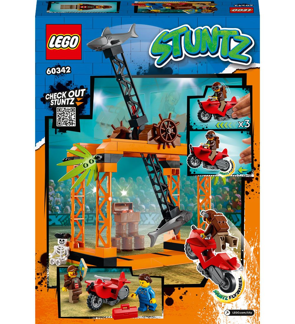 LEGO® City Stuntz - Stuntudfordring Med Hajangreb 60342 - 122 De
