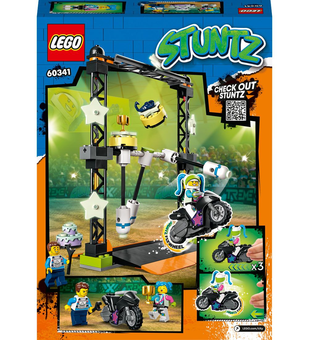LEGO® City Stuntz - Vælte-Stuntudfordring 60341 - 117 Dele